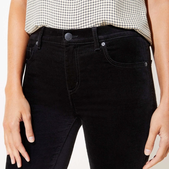 NWT LOFT Velvet Skinny Pants - Picture 3 of 7